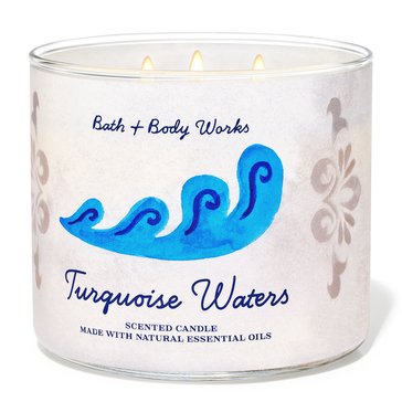 Bath & Body Works Turquoise Waters 3-Wick Candle