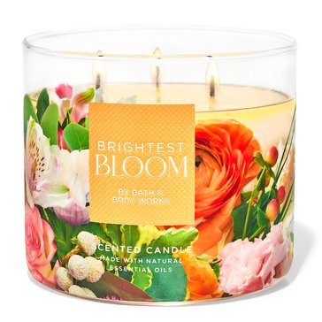 Bath & Body Works Brightest Bloom 3-Wick Candle