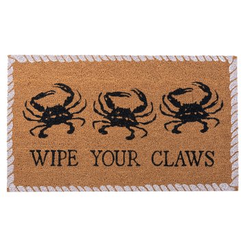 Ganz Wipe Your Claws Coir Doormat