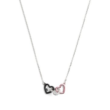 Coach Bowtique Heart Short Pendant Necklace