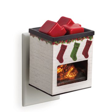 Candle Warmers Etc. Holiday Fireplace Premium Pluggable Fragrance Warmer