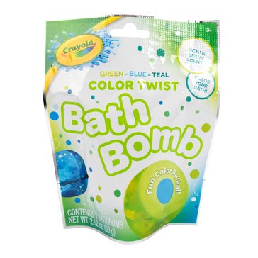 Crayola Color Green Twist Bath Bomb