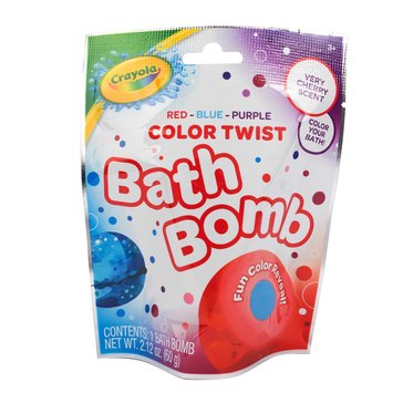 Crayola Color Red Twist Bath Bomb