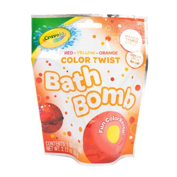 Crayola Color Orange Twist Bath Bomb