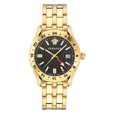 Versace Men's Greca Time GMT Bracelet Watch