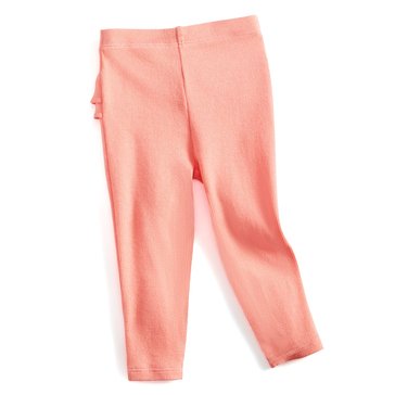 Wanderling Baby Girl Rib Ruffle Legging