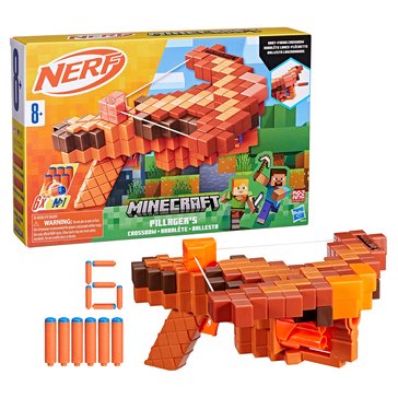  Nerf Minecraft Pillagers Crossbow Blaster