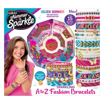 Cra-Z Art Shimmer N Sparkle Sparkling A-Z Fashion Bracelets