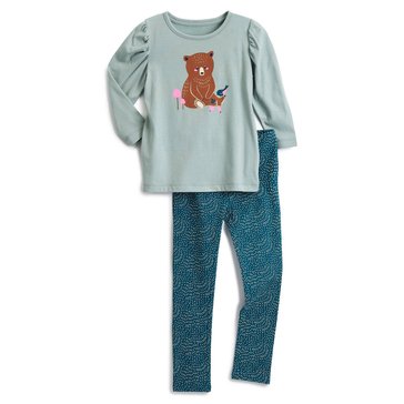 Liberty & Valor Toddler Girls' Bear Legging Sets