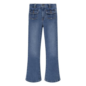 Levi's Big Girls' Denim Cargo Flare Jeans