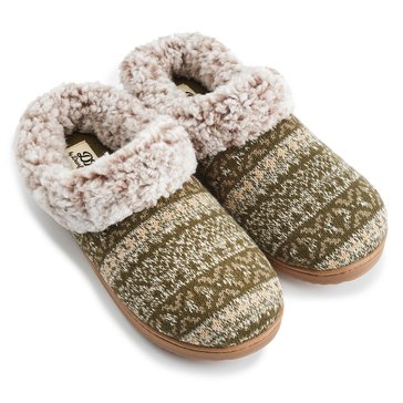 Dearfoams Women's Lara Fairisle Clog