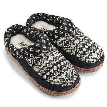 Dearfoams Women's Diane Mixed Fairisle Clog