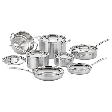 Cuisinart Multiclad Pro Triple Ply Stainless Steel 12-Piece Cookware Set