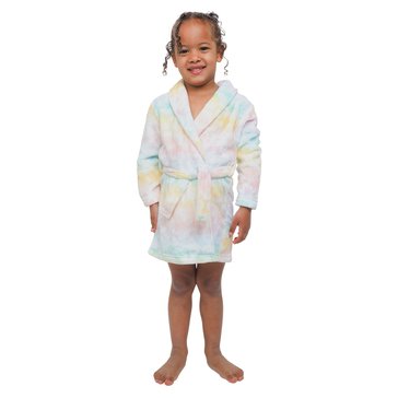 Dots & Dreams Toddler Girls' Tie Dye Robe