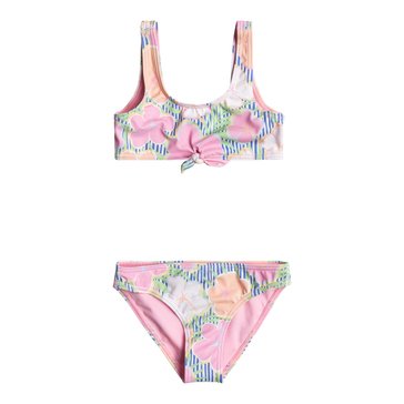 Roxy Little Girls' Tiny Flower Bralette 2-Piece Swim