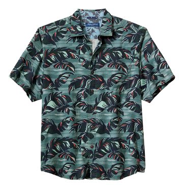 Tommy Bahama Men's Short Sleeve Tortola Verde Fronds Shirt