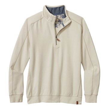 Tommy Bahama Men's Ben and Terry Half Zip Shirt