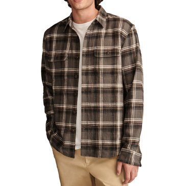 Lucky Brand Men's Big Slub Plaid Workshirt