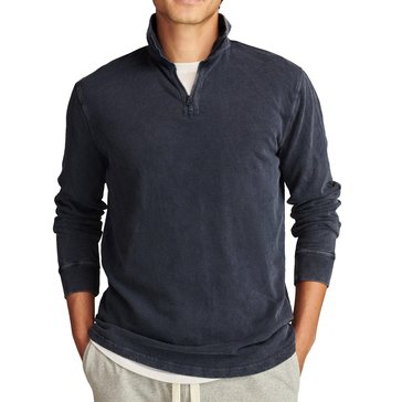 Lucky Brand Men's Weekend Slub Half Zip Mock Shirt