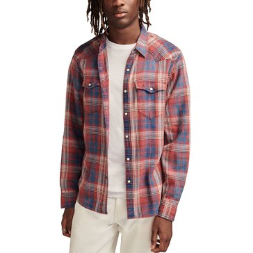 Lucky Brand Men's Indigo Western Shirt