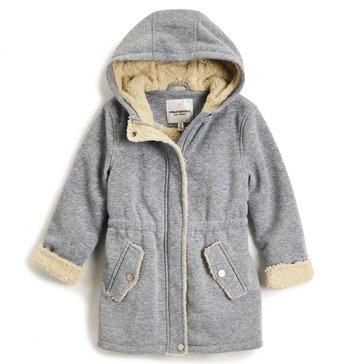 Urban Republic Big Girls' Fur Lined Fleece Anorak