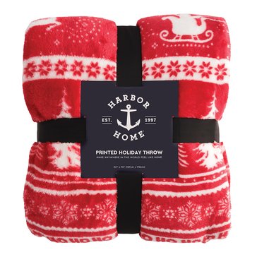 Harbor Home Holiday Throws Sleigh Bells