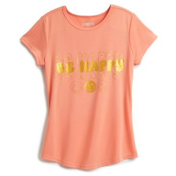 3 Paces Big Girls' Foil Graphic Tee