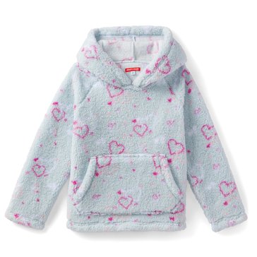 Liberty & Valor Big Girls' Heart Sherpa Hoodie