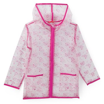 Liberty & Valor Little Girls' Clear Heart Raincoat