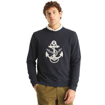 Nautica Men's Embroidery Crewneck Sweatshirt