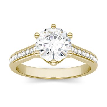 Charles and Colvard Forever Bright 1 2/3 cttw Moissanite Engagement Ring