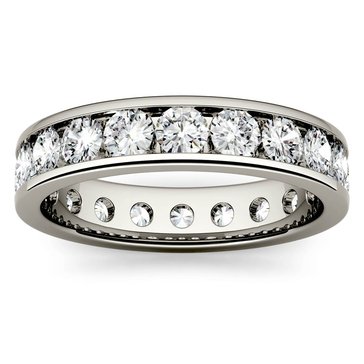 Charles and Colvard Forever Bright 2 1/10 cttw Moissanite Eternity Band