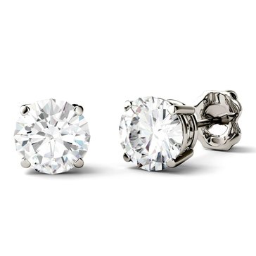 Charles and Colvard Forever Bright 2 cttw Moissanite Stud Earrings