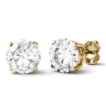 Charles and Colvard Forever Bright 3 cttw Moissanite Stud Earrings