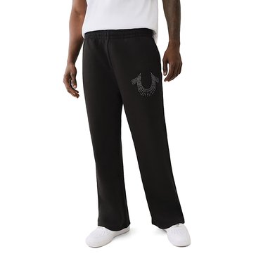 True Religion Men's Studded Baggy Sweat Pants