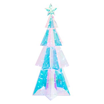 Gerson Lighted Holographic Holiday Tree with Remote Control