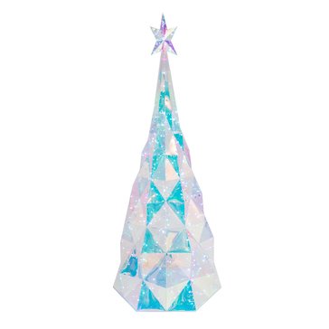 Gerson Lighted Holographic Holiday Tree with Remote Control