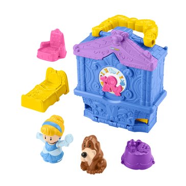 Fisher-Price Little People Disney Princess Cinderella On-The-Go Playset