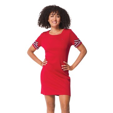 Tommy Hilfiger Women's Stripe Sleeve Dress