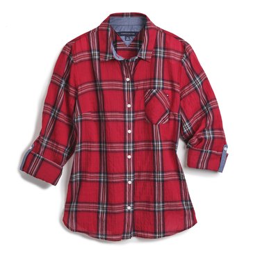 Tommy Hilfiger Women's Plaid Shirt