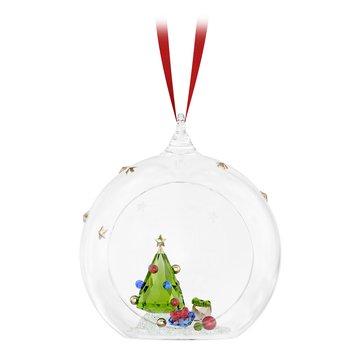 Swarovski Cheers Christmas Tree & Gifts Holiday Ball Ornament