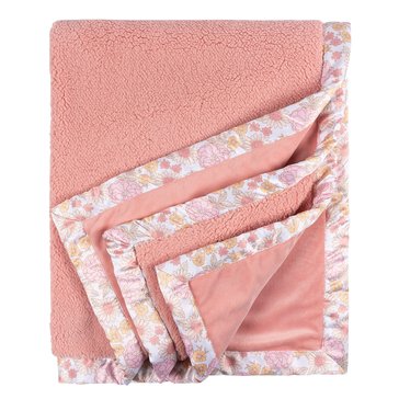 Gerber Baby Plush Blanket with Satin Binding