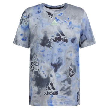 Adidas Big Boys' Logo Wash Tee