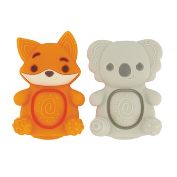 Infantino Teethimal Pop Pals Koala & Fox