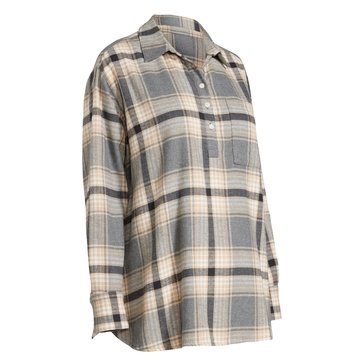 Old Navy Maternity Longsleeve Flannel Boyfriend Shirt