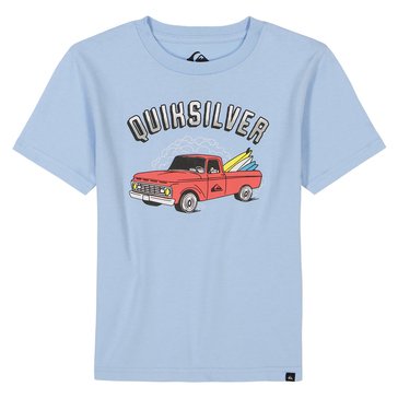 Quiksilver Little Boys' Burnin Out Short Sleeve Tee