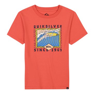 Quiksilver Little Boys' Retro Skull Short Sleeve Tee