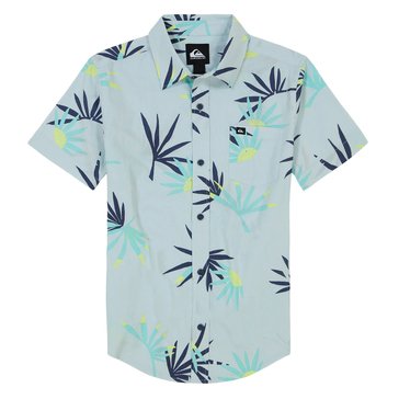 Quiksilver Little Boys' Palms Classic Short Sleeve Woven Shirt