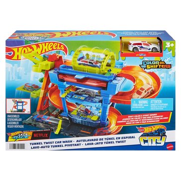 Hot Wheels Tunnel Twist Car Wash Playset