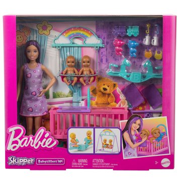 Barbie Skipper Babysitter Doll And Playset